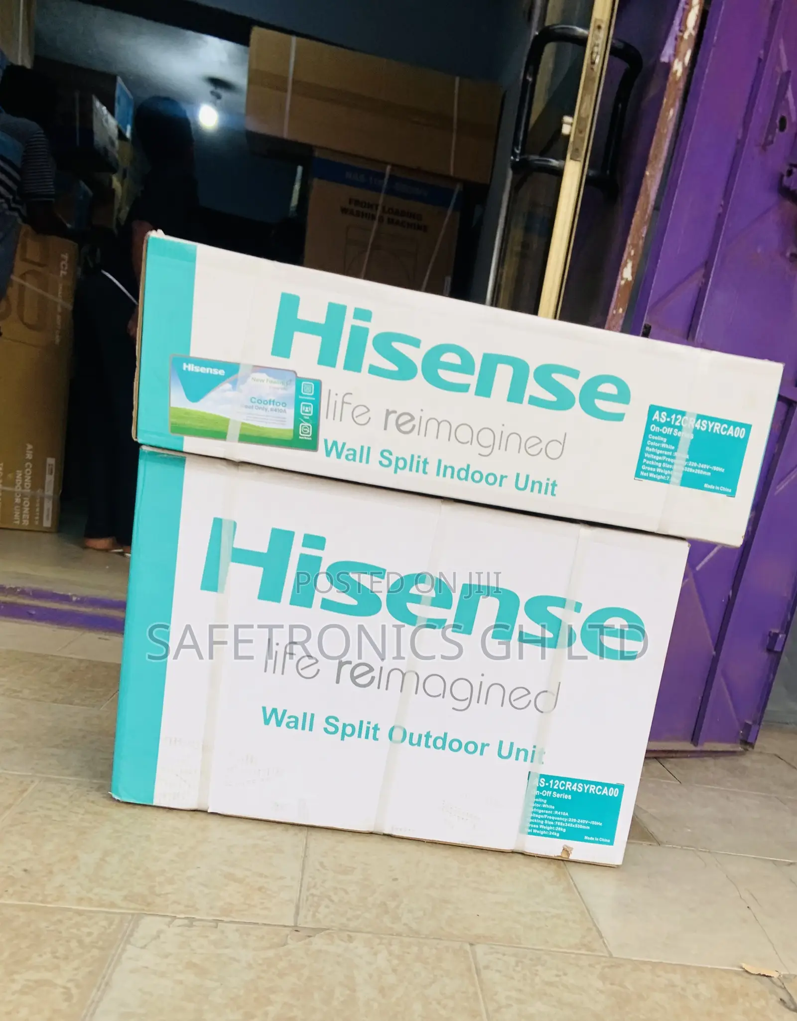 Get Authentic Hisense 1.5 Horsepower White R410a Ac