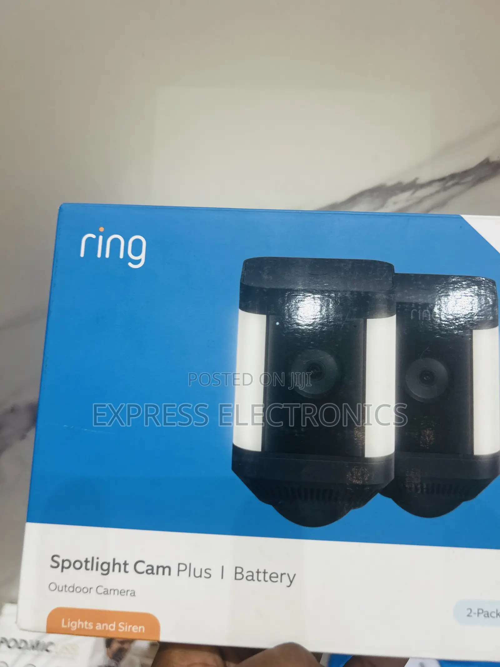 Clear Crystal View Spotlight Ring Cam Plus