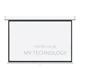 Manual Pull Down Projector Screen 243x243 Cm