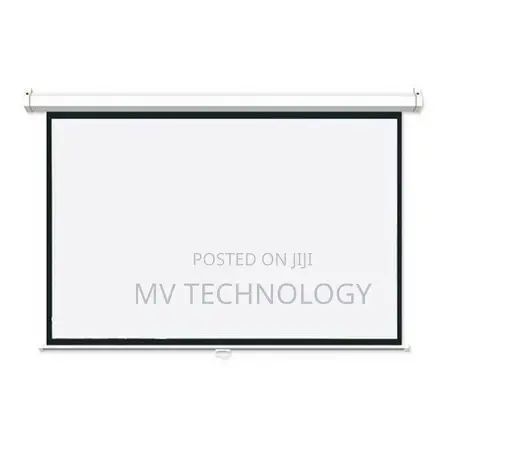Manual Pull Down Projector Screen 243x243 Cm