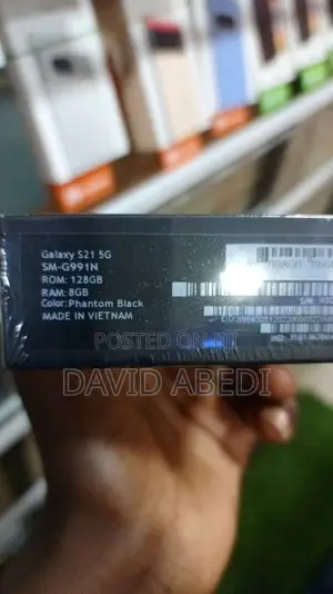 New Samsung Galaxy S21 5G 128 GB Black