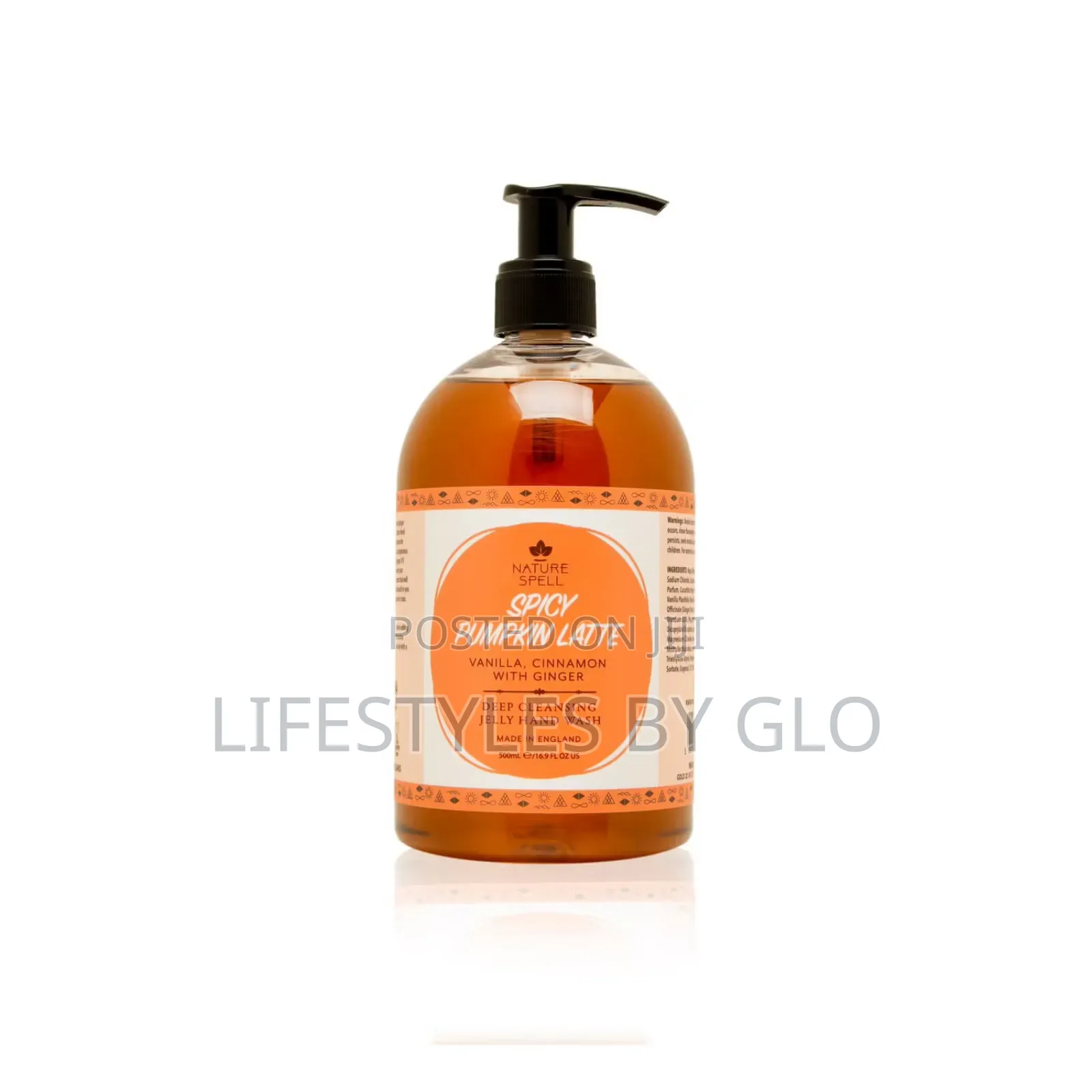 Nature Spell Spicy Pumpkin Latte Jelly Hand Wash, 500ml