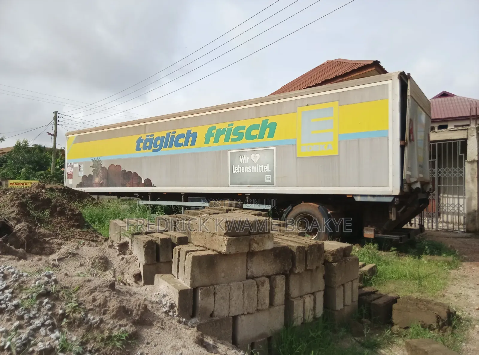 40ft Container Freezer Trailer for Sale at Santasi