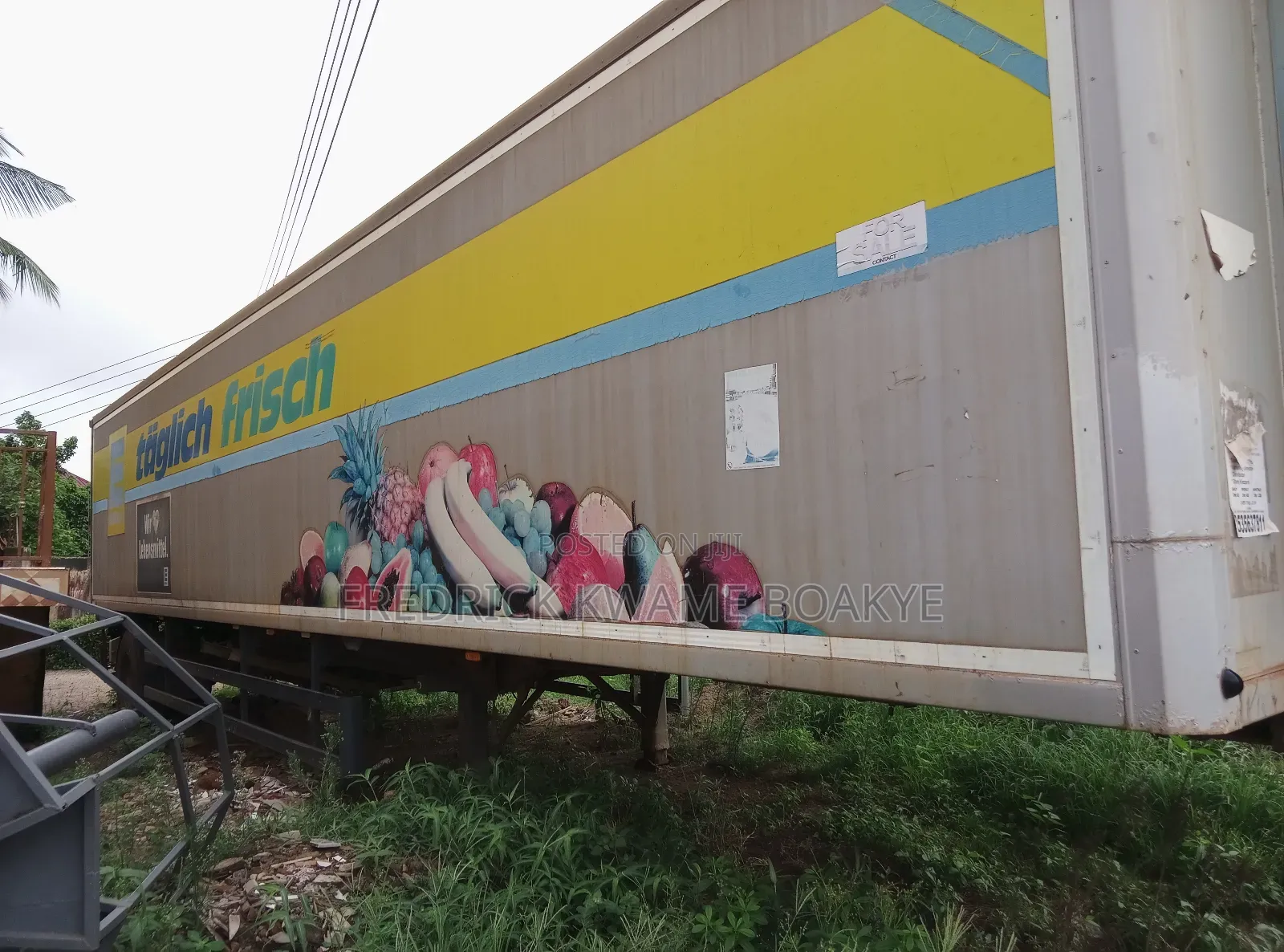 40ft Container Freezer Trailer for Sale at Santasi