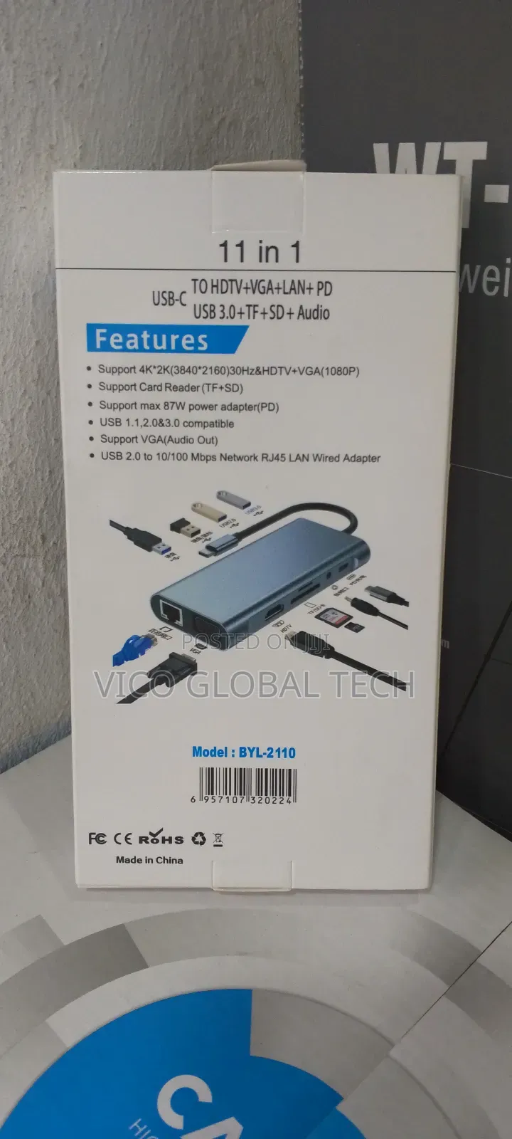Type-C to HDTV 11in1