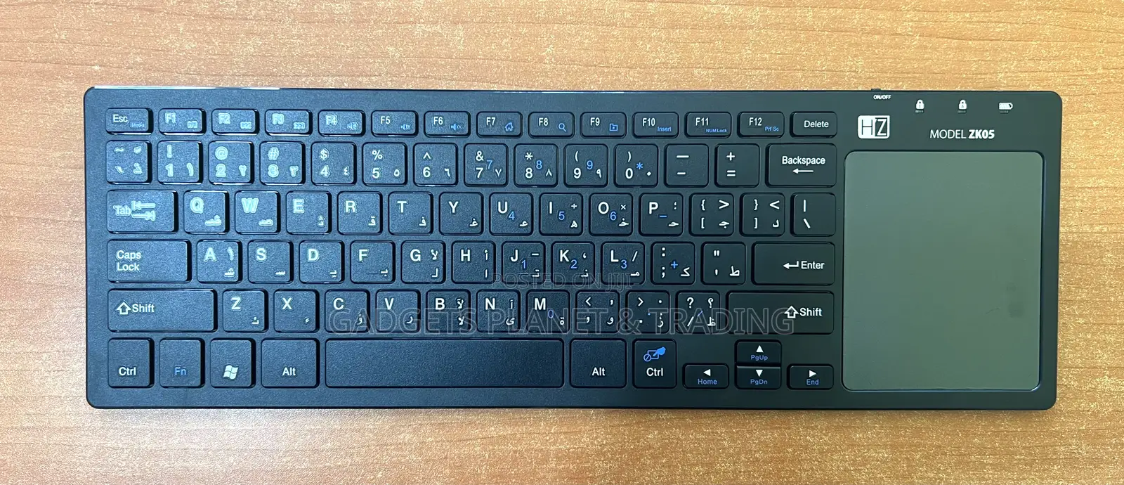Heatz Ultra Slim Touch Pad 2.4ghz Wireless Keyboard - Zk05