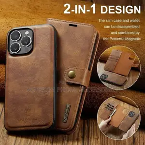 iPhone (2in1) Detachable Flip Leather Cases With Wallet