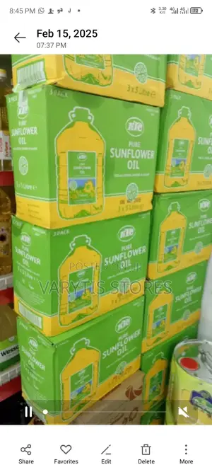KTC Sunflower Oil 5l X 3