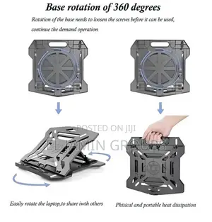 Laptop Stand With Phone Holder