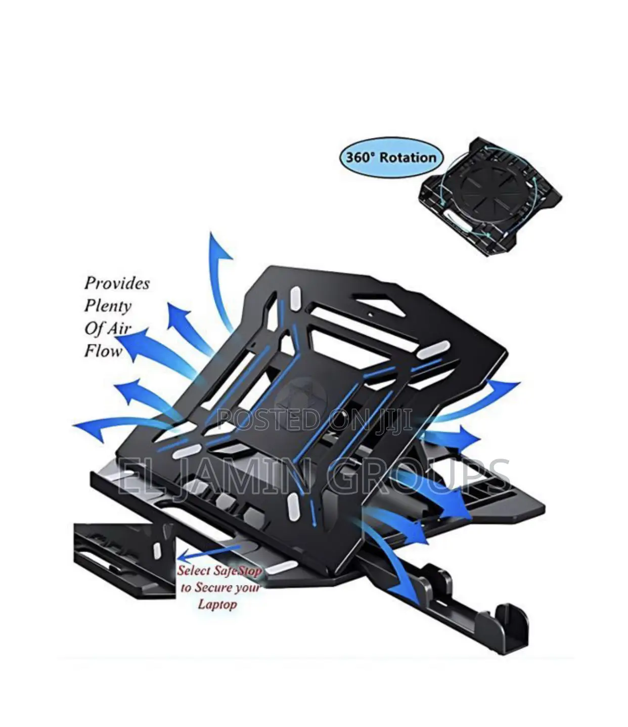 Laptop Stand With Phone Holder