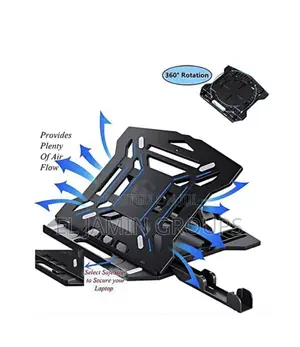 Laptop Stand With Phone Holder