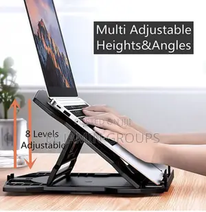 Laptop Stand With Phone Holder