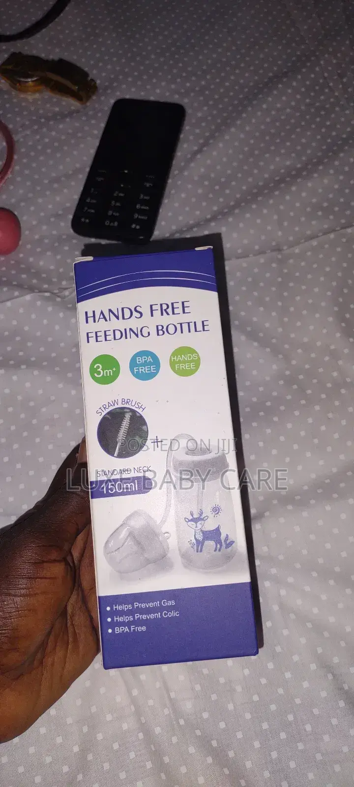 Baby Hands Free Feeding Bottle