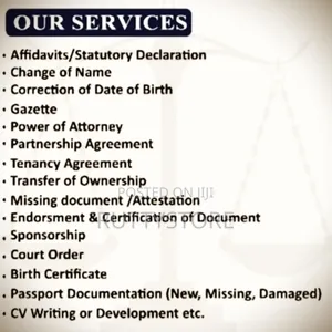 Commissioner for Oath