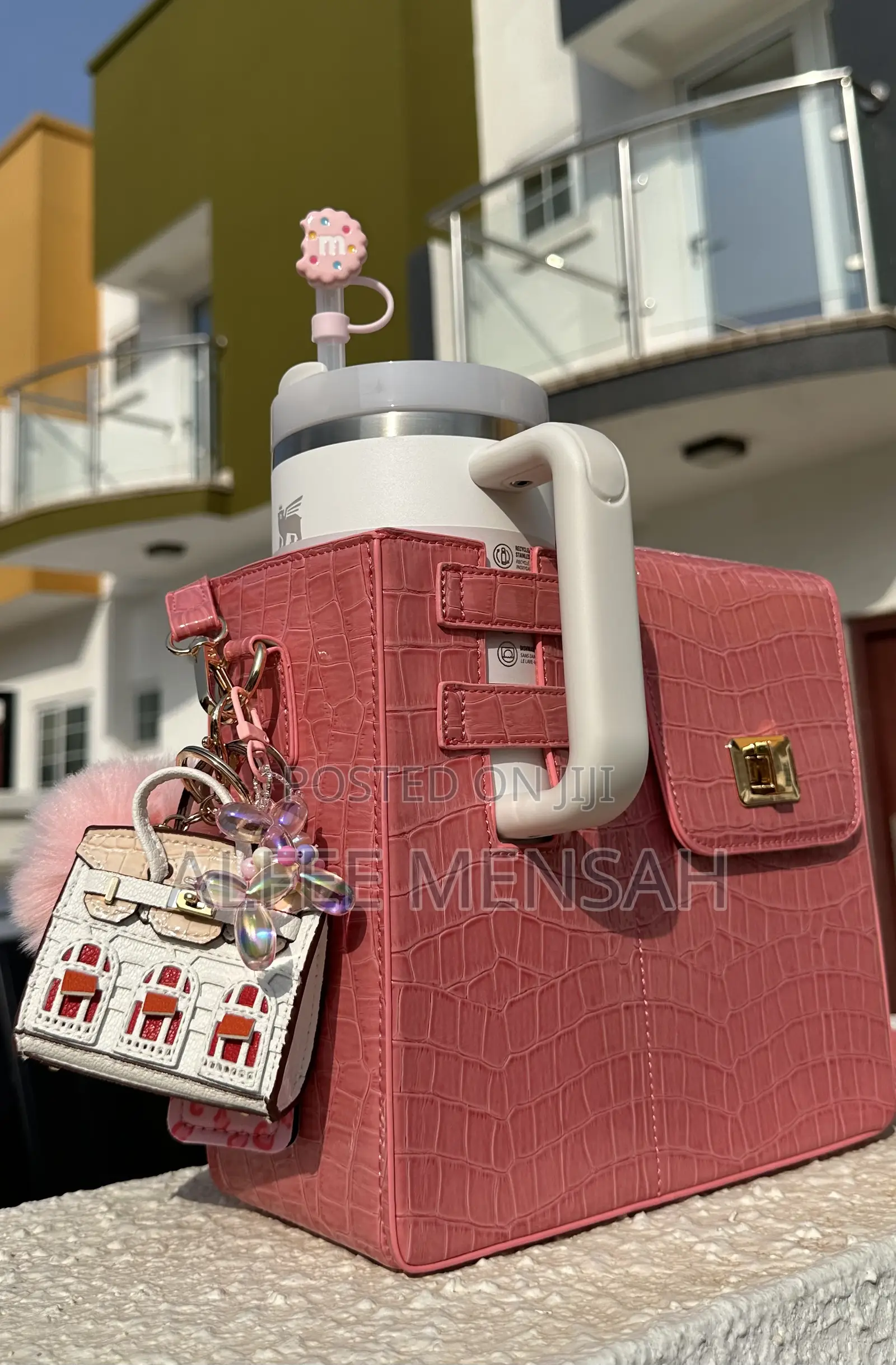 Brick Pink Crossbody Bag 40oz