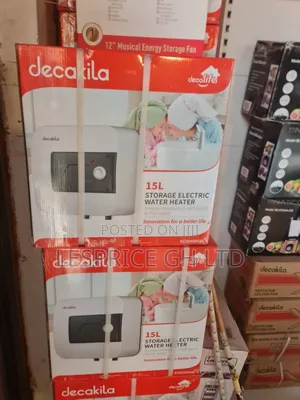 Decakila 15l Electric Water Heater: Auto Cut-Off