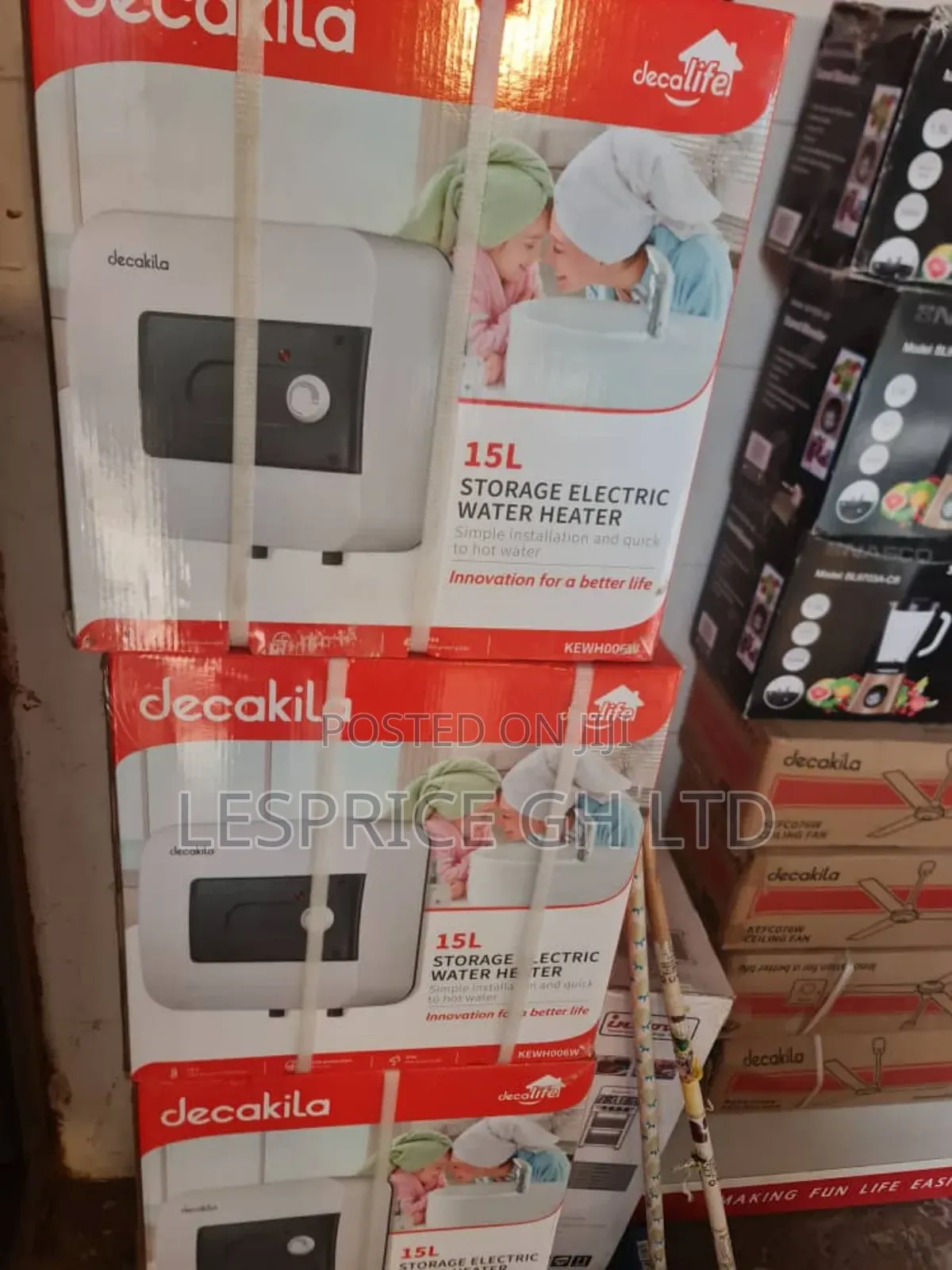 Decakila 15l Electric Water Heater : Easy Setup
