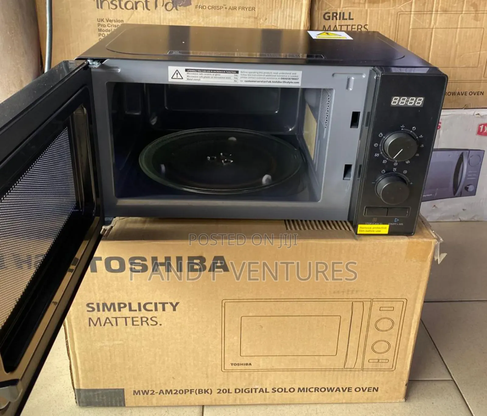 Toshiba Solo Digital Microwave 20l- Uk
