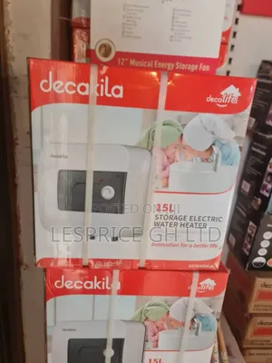 Decakila 15l Electric Water Heater: Anywhere Use