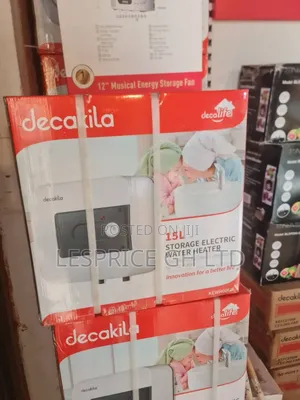 Adjustable Temp- Decakila 15l Electric Heater