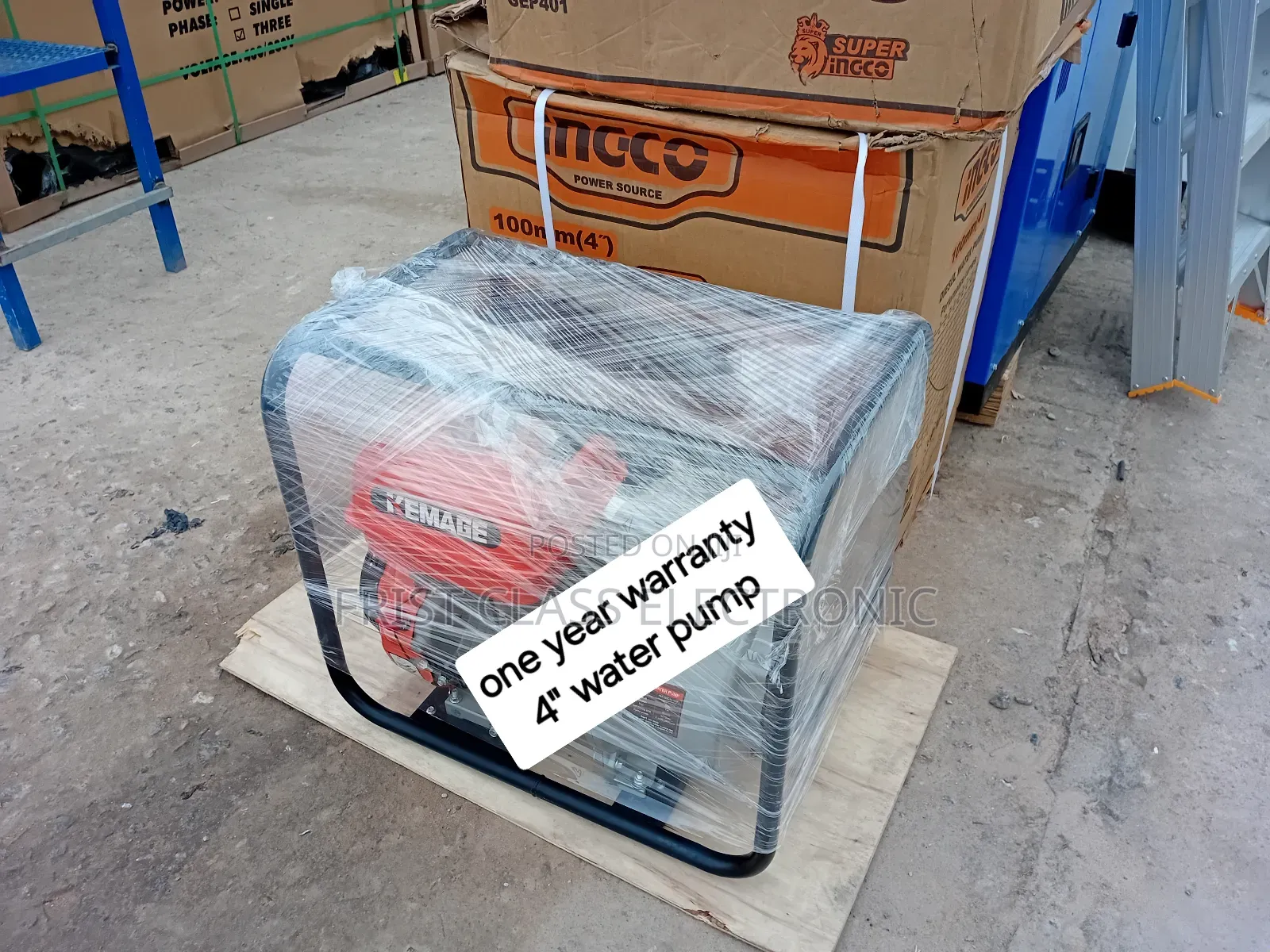 Highly Effective 4 Inches Petrol Water Pump