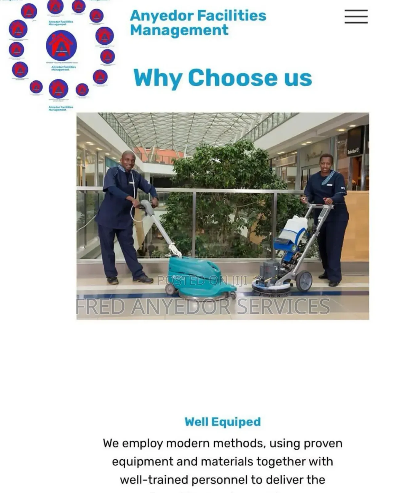 Well Trained and Professional Cleaners for Your Event,