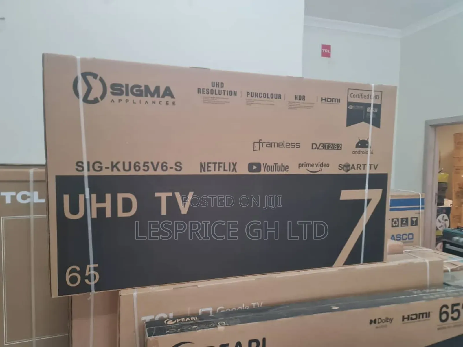 Experience Home Theater - Sigma 65" Digital Frameless Tv