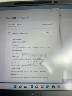 Laptop Dell Latitude 7410 16GB Intel Core I5 SSD 256GB