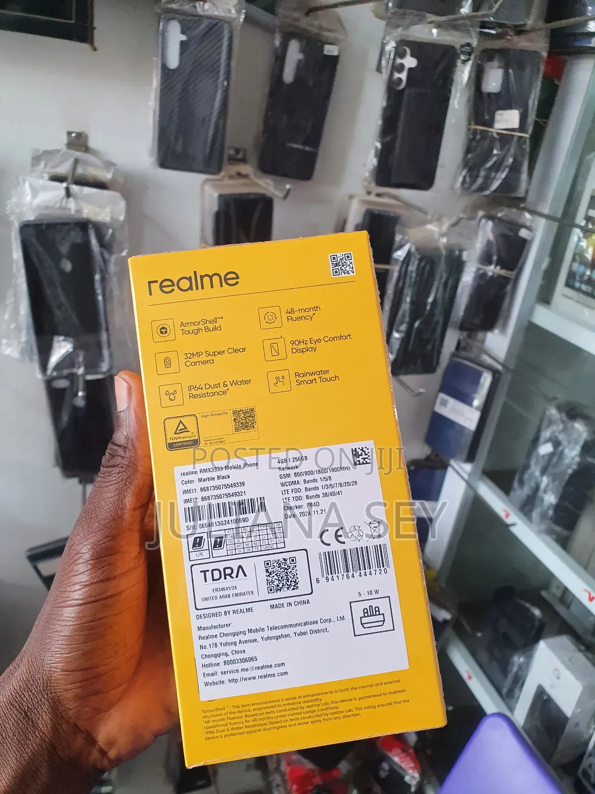 New Realme Note 50 256 GB Black