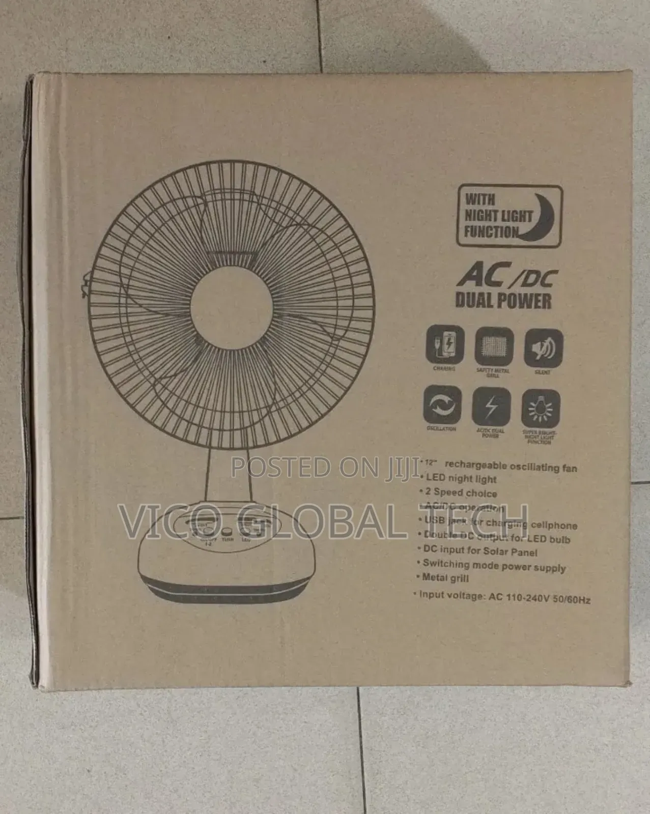 Rechargeable Fan
