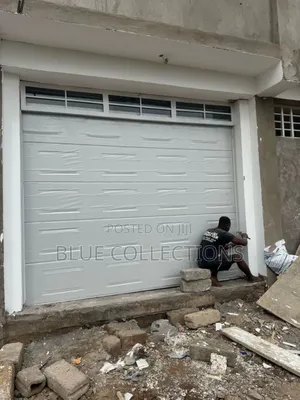 Automated Garage Door With Fanlight