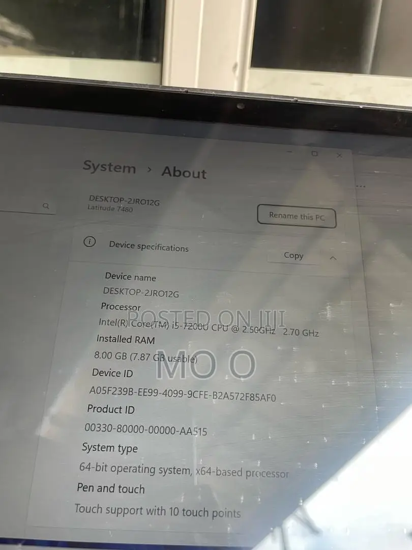 Laptop Dell Latitude 7480 8GB Intel Core I5 SSD 256GB