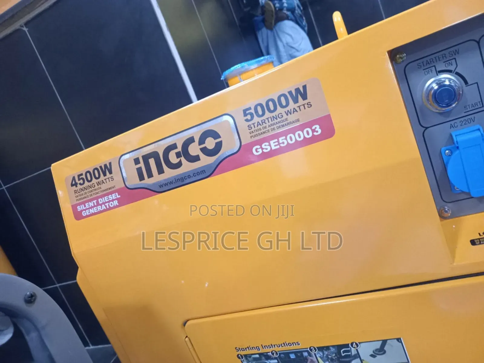 9.0hp Ingco Generator: Extended Use!