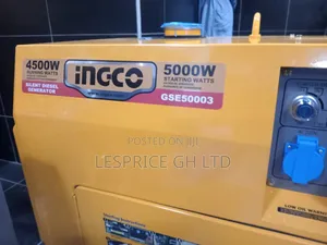 Ingco 3 Phase Diesel Gen- More Work Time