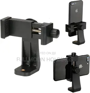 Universal Mobile Phone Selfie Clip Bracket Stand-Black