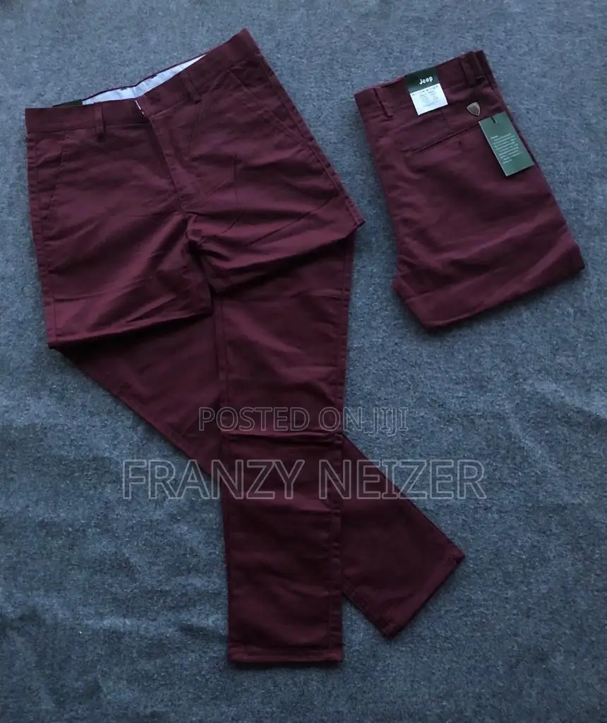 Stretchy Khaki Trousers