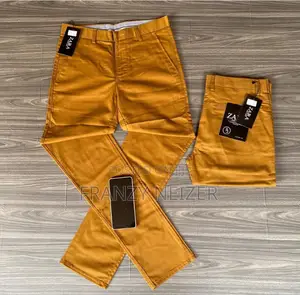 Stretchy Khaki Trousers
