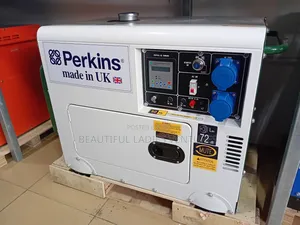 Super Silent 10kva Perkins Diesel Generator Fuel Efficient