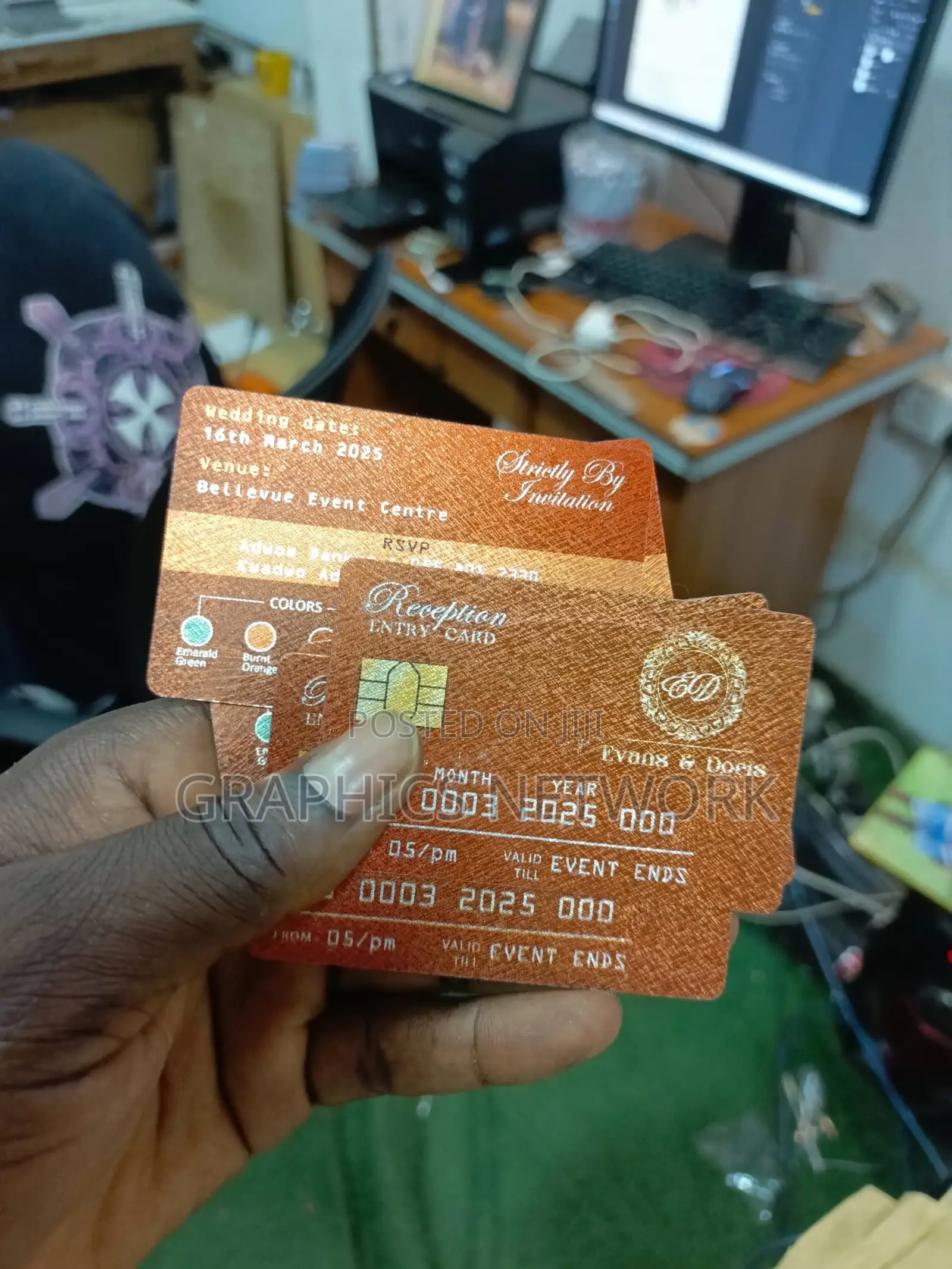 Complimentary And Business Cards Design