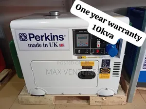 Adept 10kva Perkins Diesel Generator 10kva Silent Uk Made