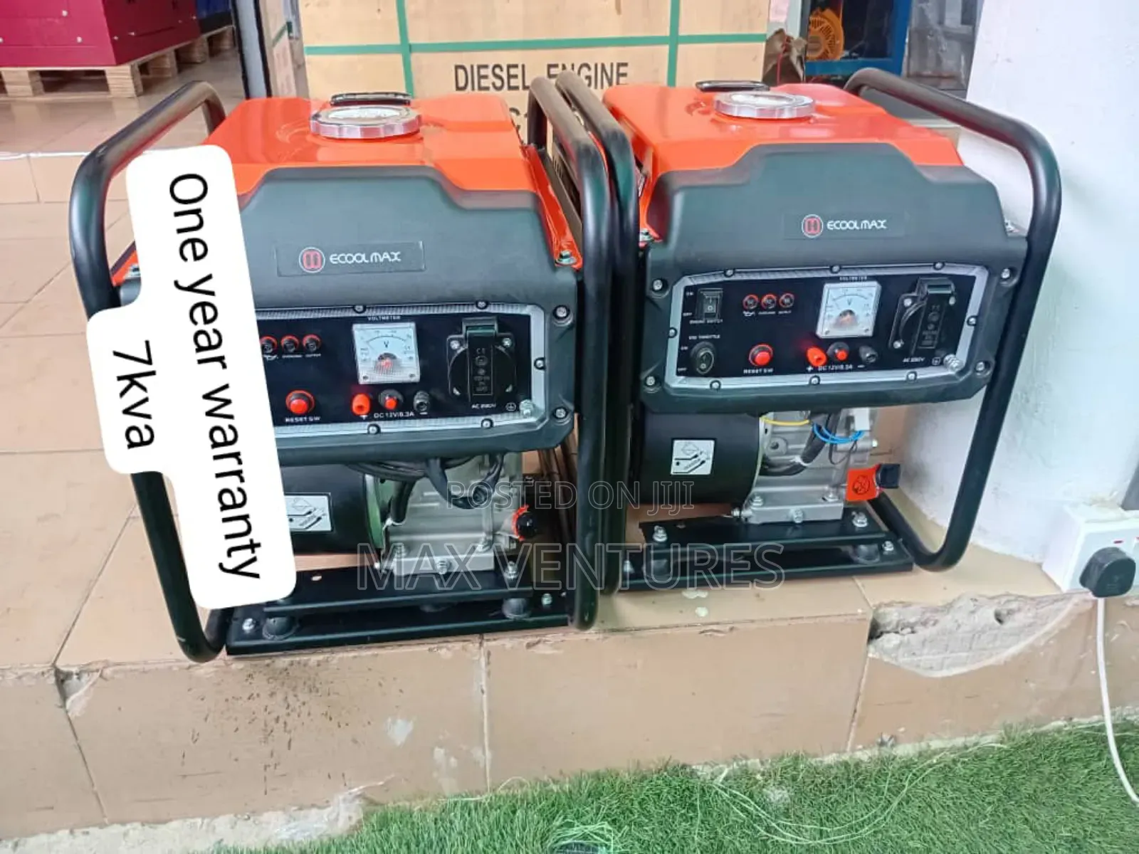 Proficient 7kva Ecoolmax Petrol Genset 15kva Inverter Japan