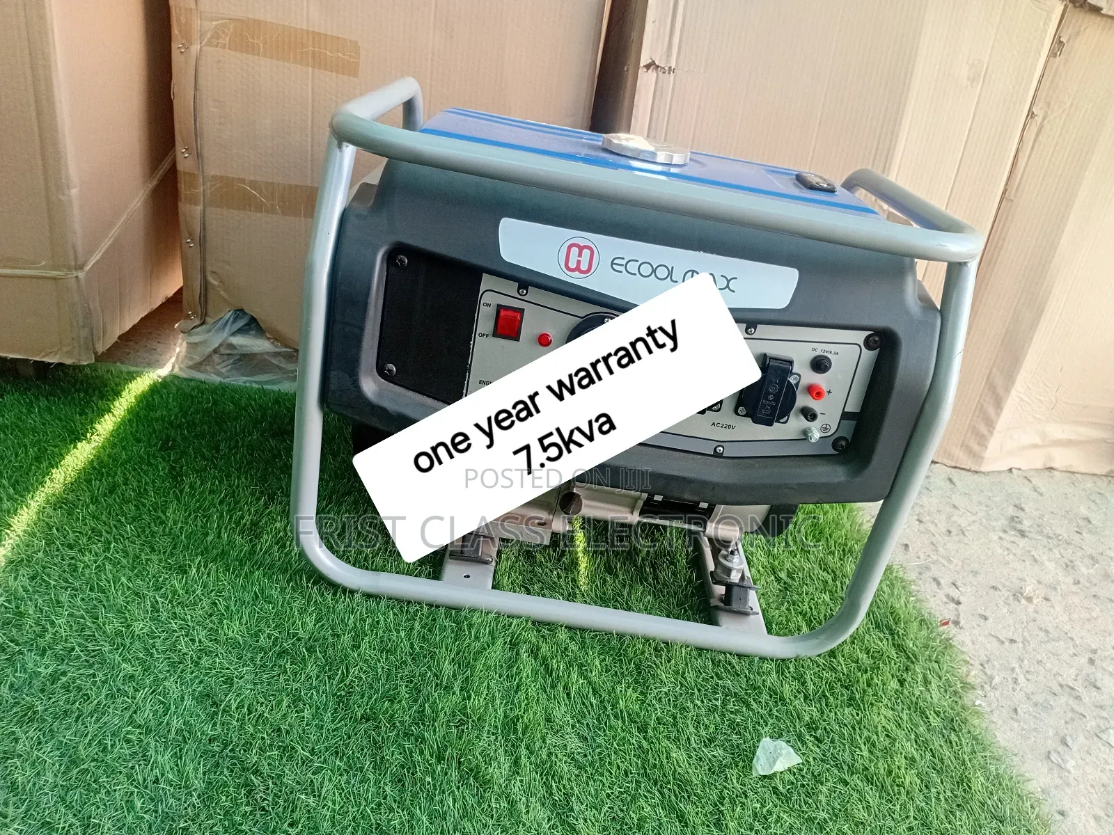 7.5kva Petrol Generator With Air Cooling System