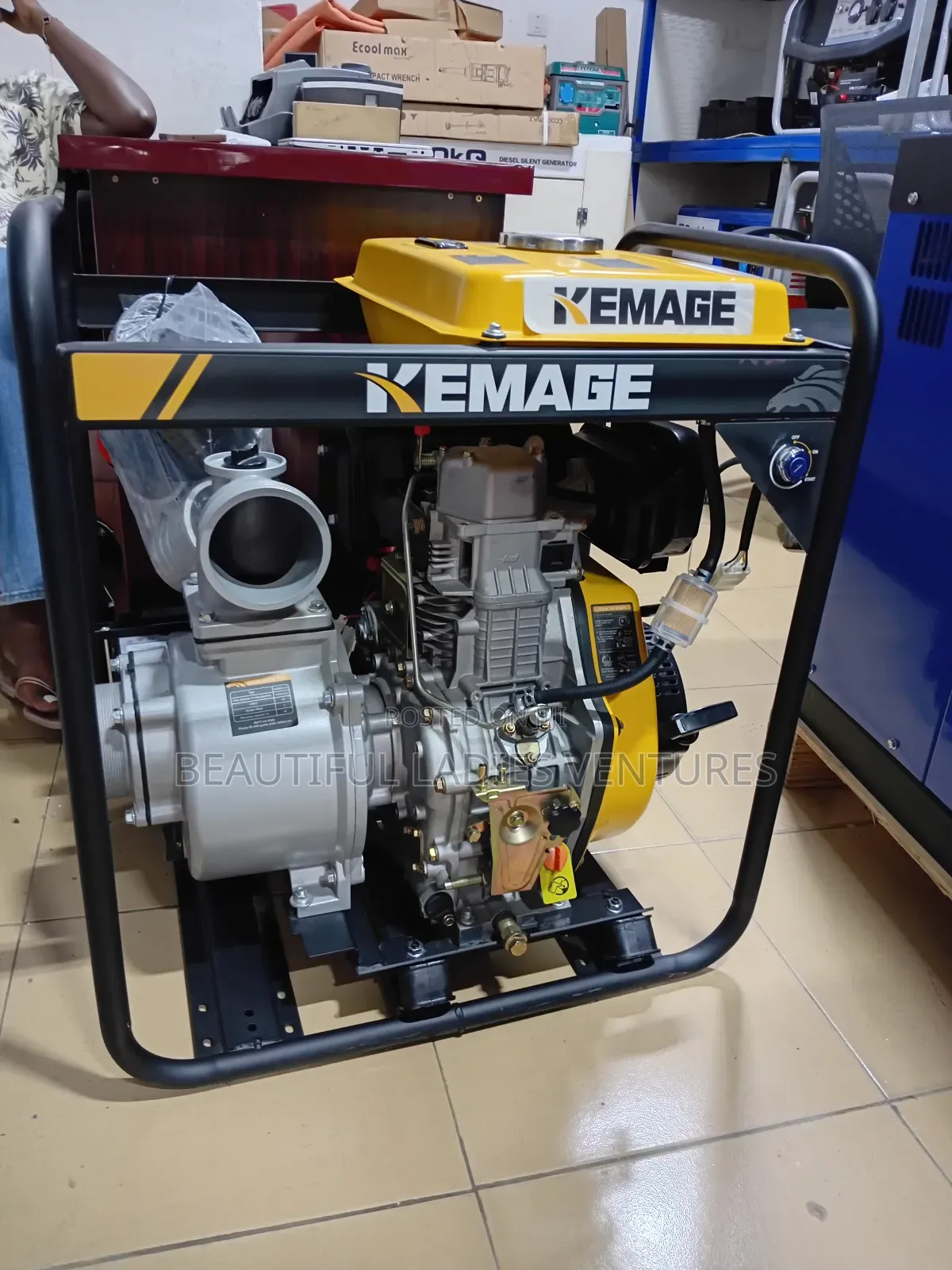 4 Inches Key Start Kemage Water Pump Diesel