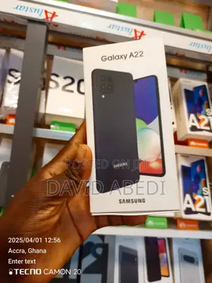 New Samsung Galaxy A22 5G 128 GB Black