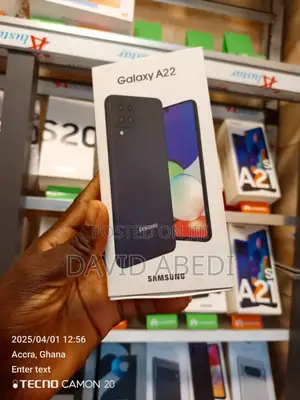 New Samsung Galaxy A22 5G 128 GB Black