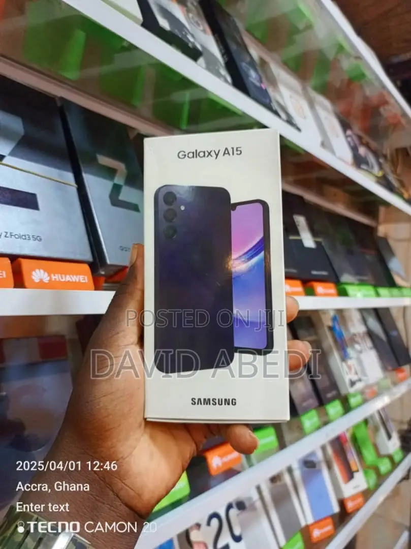 New Samsung Galaxy A15 128 GB Black