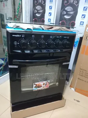 Great Cooking: 4 Burner Gas Cooker - Oven Grill