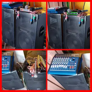 Speaker With Mic Mixer Set