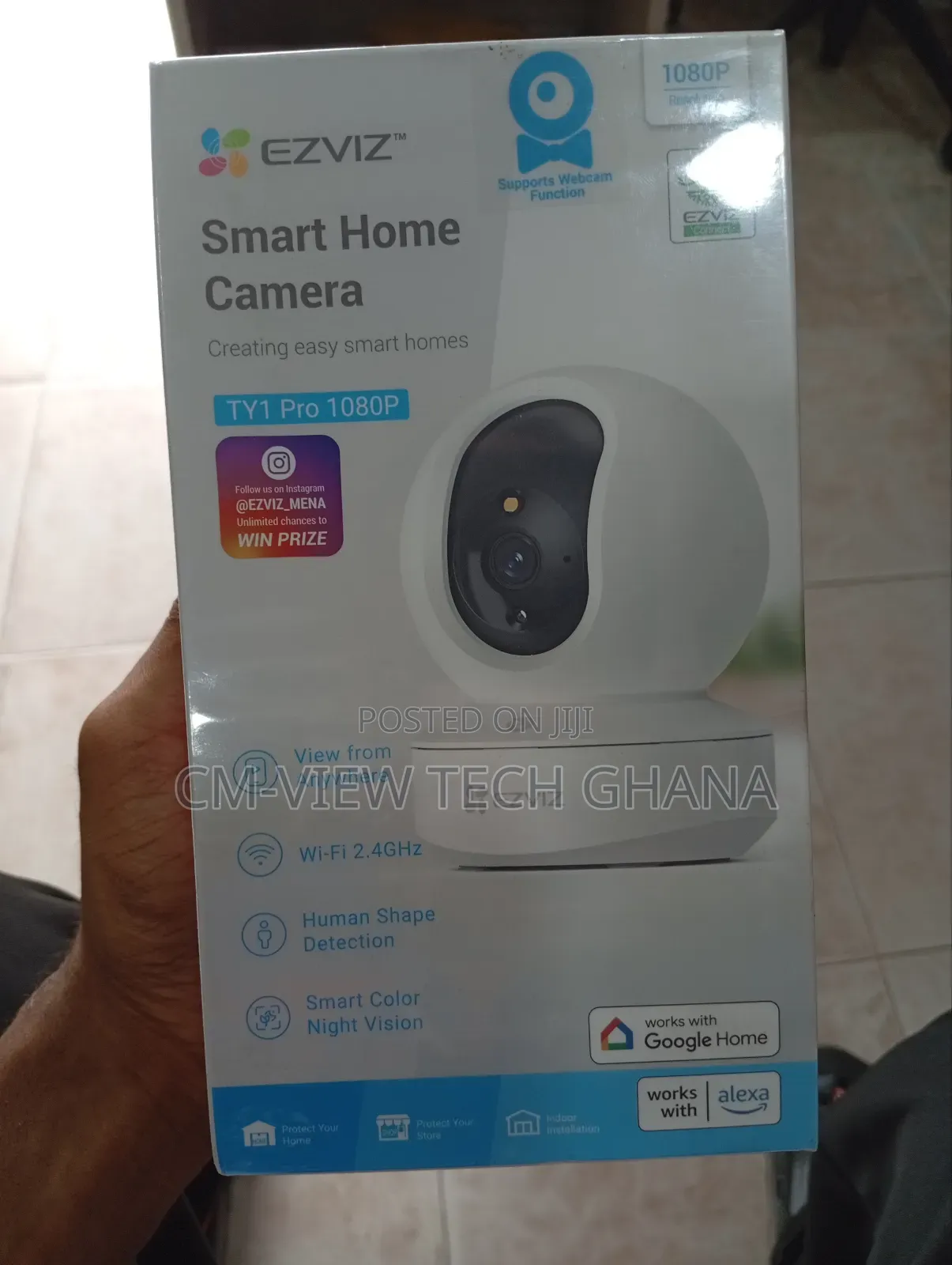 Ezviz Ty1 Pro 1080p Smart Home Wifi Camera