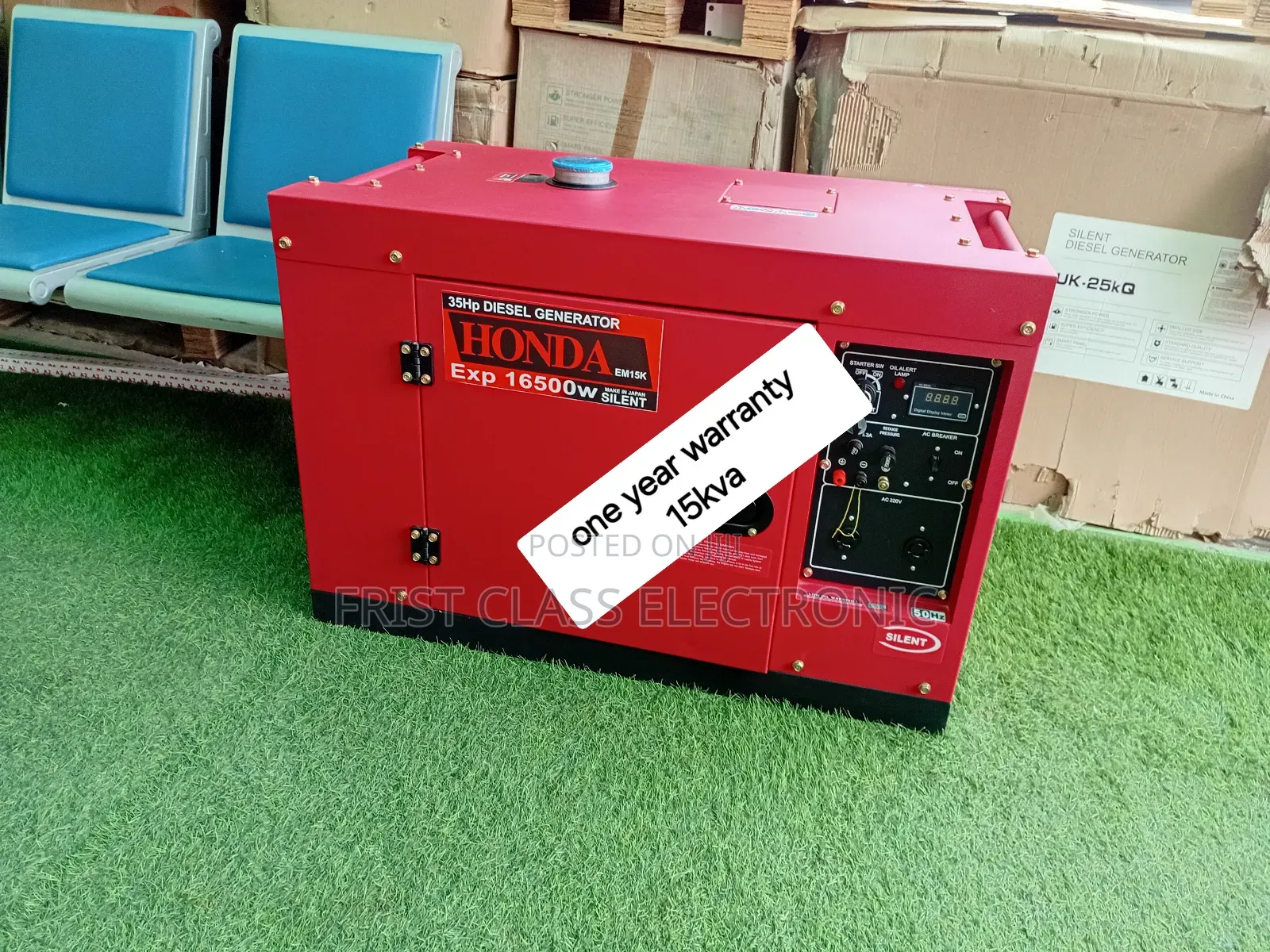 Emergency Backup Power 15kva Silent Diesel Generator